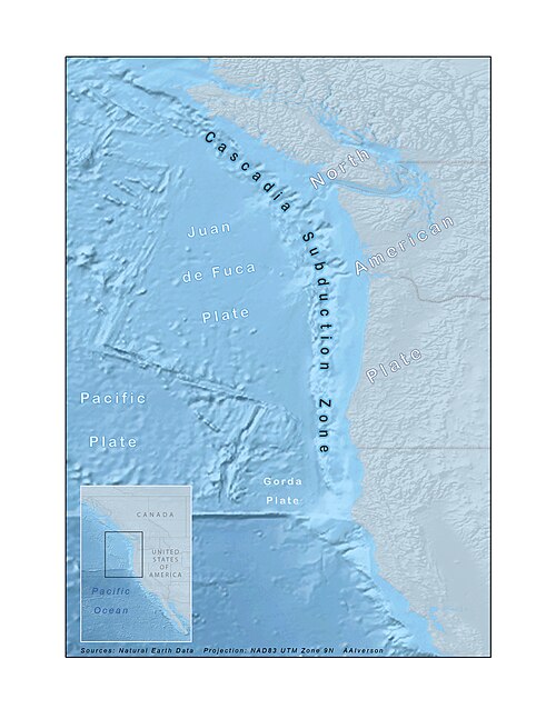 Cascadia subduction zone